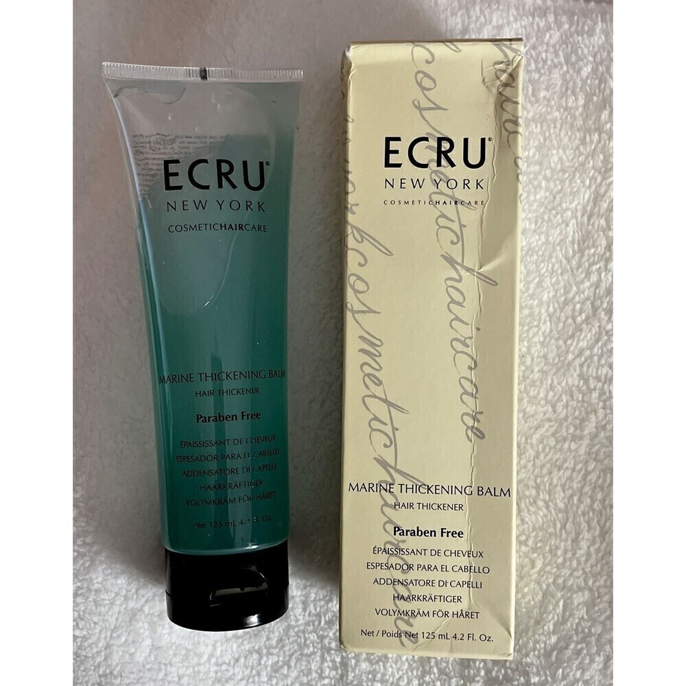 ECRU New York Marine Thickening Balm 4.2 Fl oz New In Box Volume Shine